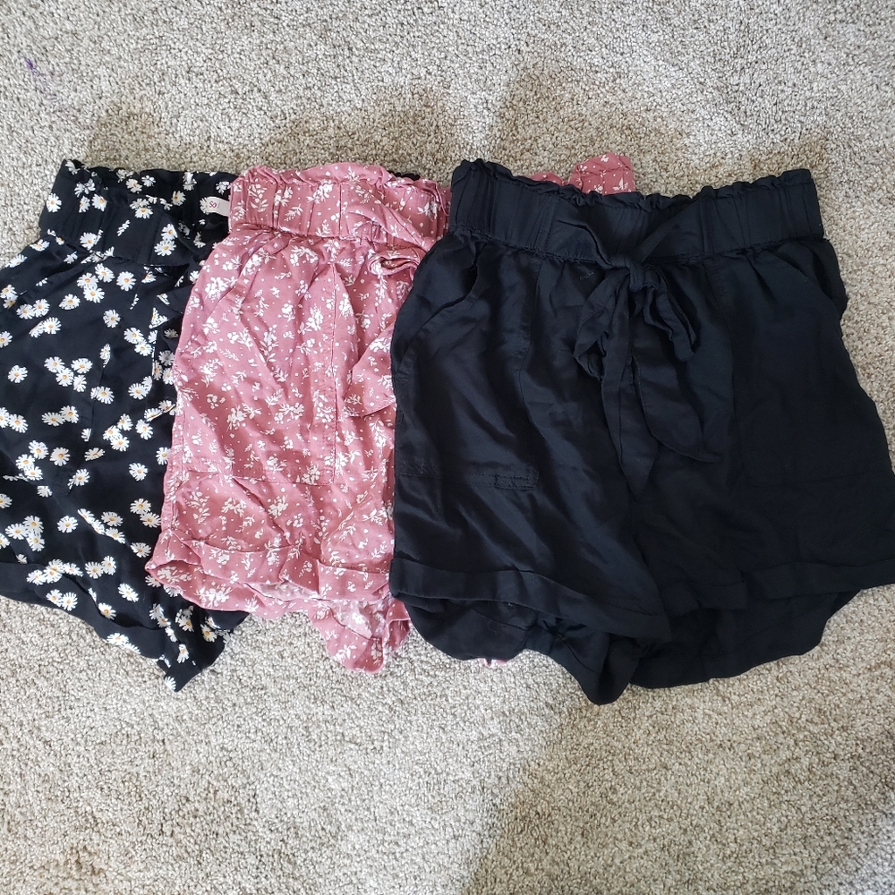 3 pairs So brand soft shortie high waist